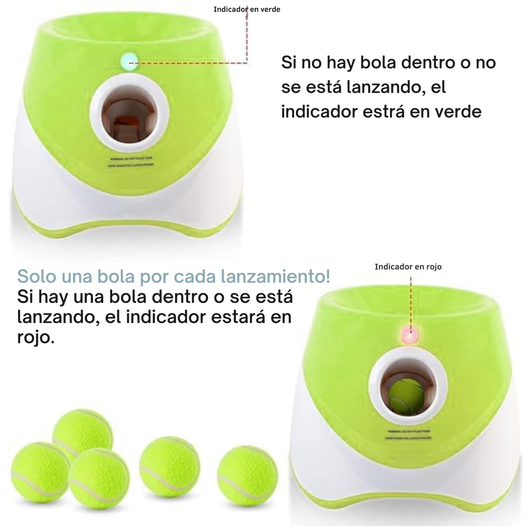 Lanzador Automático de Pelotas para Perros